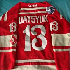 DATSYUK 2014 WINTER CLASSIC DETROIT REEBOK JERSEY
